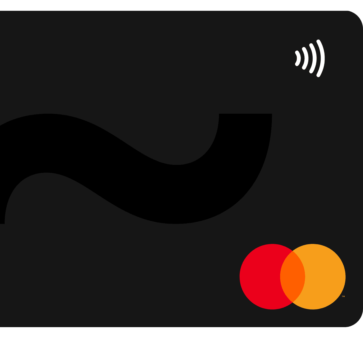 كارت تيلدا ماستركارد وبنك القاهرة Telda card with contactless payment logo and mastercard logo